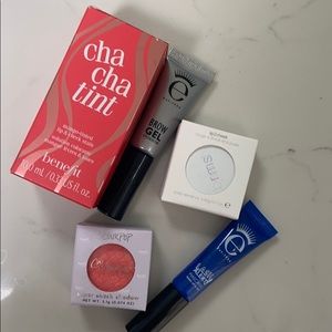 Full size Benefit, rmsbeauty, colourpop and Eyeko